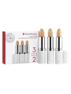 E. ARDEN 3xLIPSTICK 8HOUR SPF15.