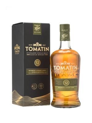 Tomatin 12 Años Bourbon & Sherry Casks 1 Litro  Estuche