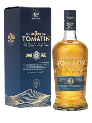Tomatin 8 Años Bourbon & Sherry Casks 1 Litro  Estuche