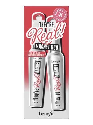 BENEFIT DUO SET: THEY\'RE REAL! MAGNET MASCARA #1 SUPERCHARGED BLACK 2x9GR