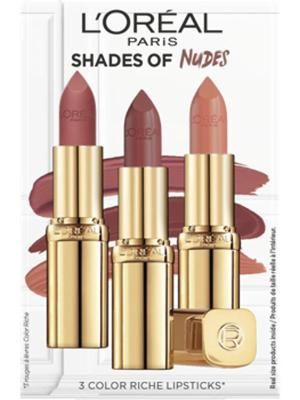 L\'OREAL COLOR RICHE LIPSTICK TRIO 14,4ML